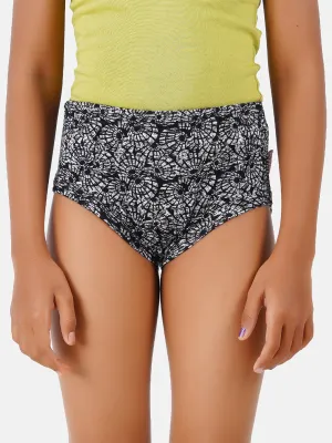 Girl's Printed soft combed jersey Snug Fit Panties (4 PCs Pack)