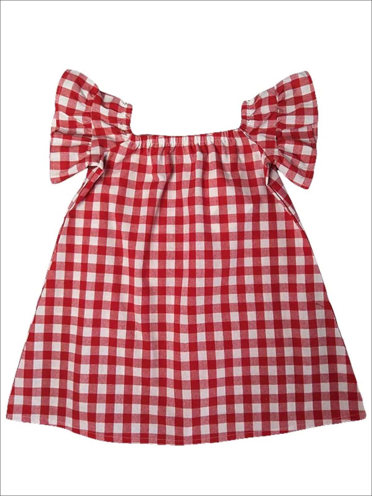 Girls Summer in Plaid Dress