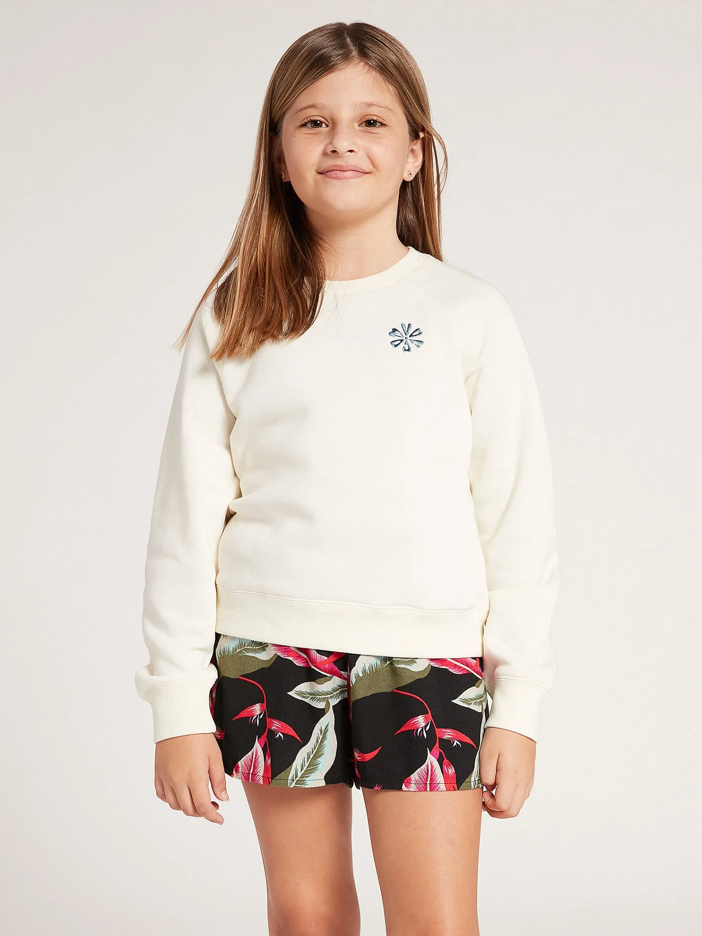 Girls Truly Stokin Sweatshirt - Cloud