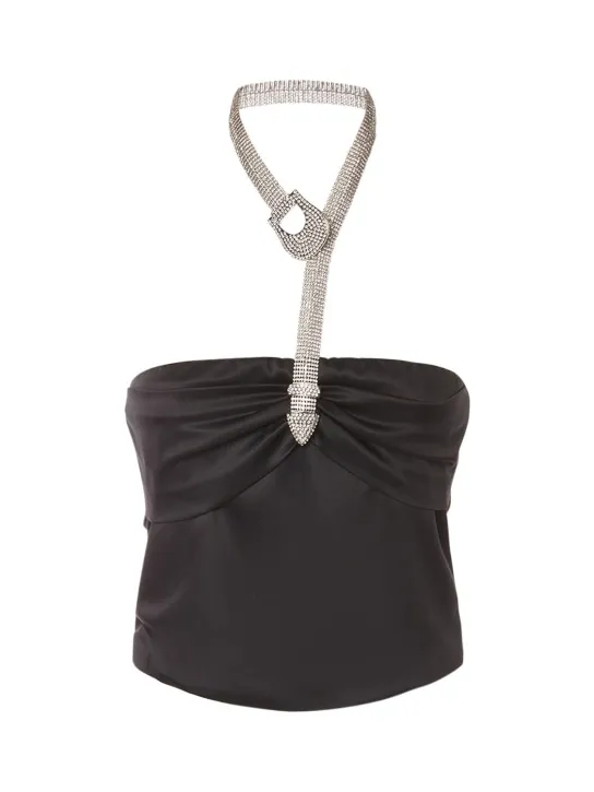 Giuseppe Di Morabito   Embellished satin top 