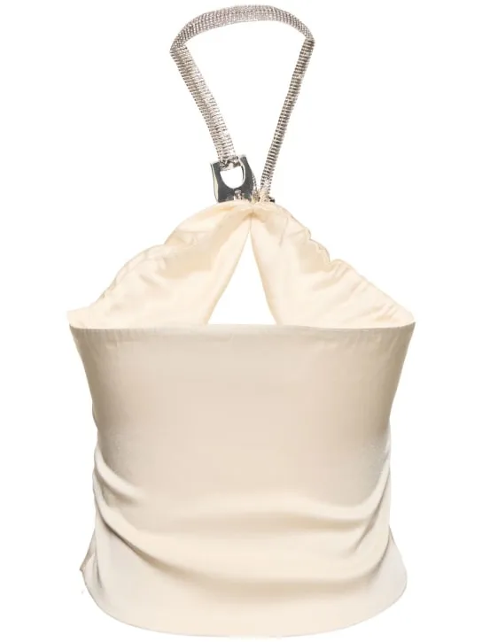 Giuseppe Di Morabito   Embellished satin top 