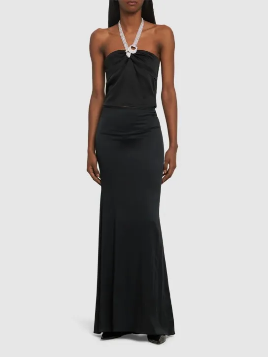 Giuseppe Di Morabito   Embellished satin top 