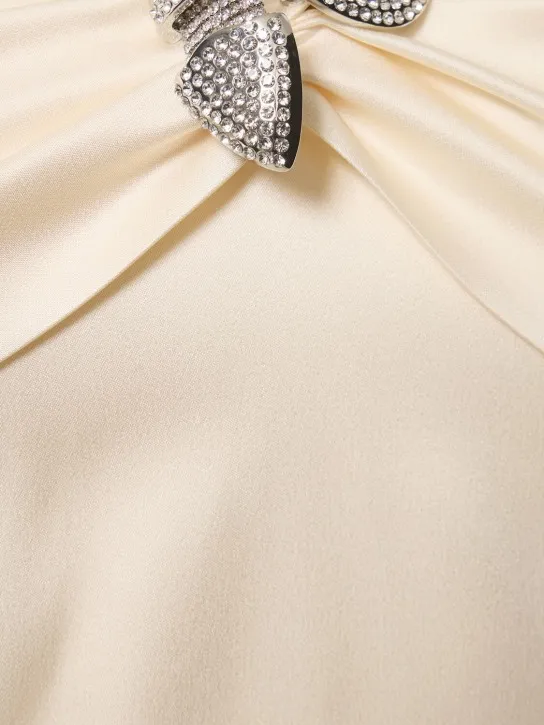 Giuseppe Di Morabito   Embellished satin top 