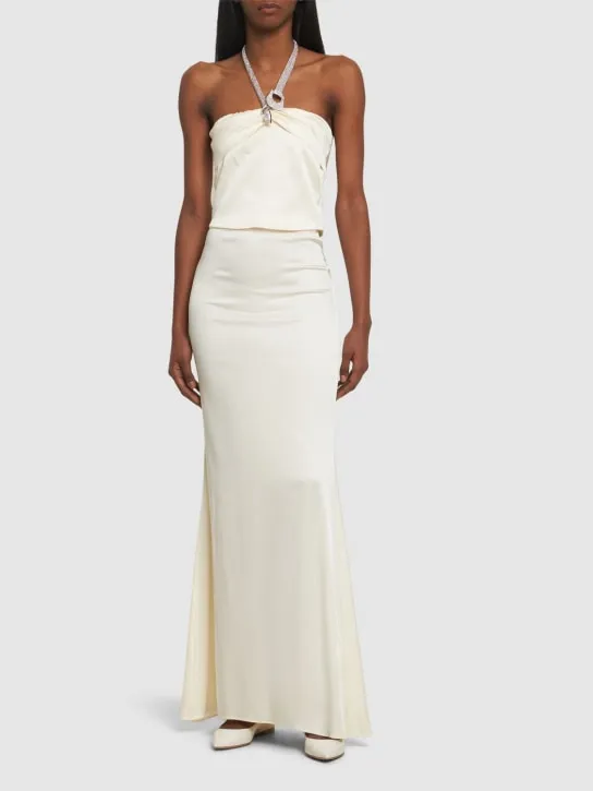 Giuseppe Di Morabito   Embellished satin top 