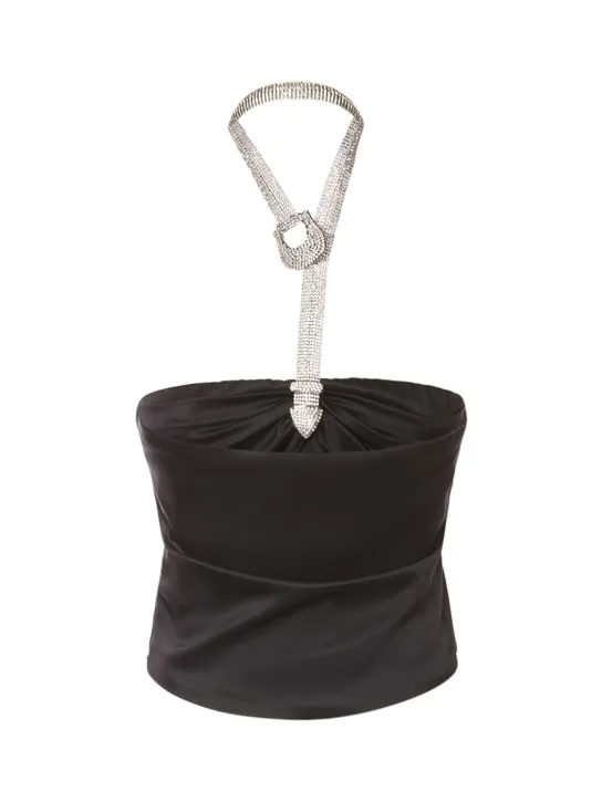 Giuseppe Di Morabito   Embellished satin top 