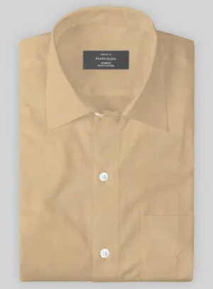 Giza Khaki Cotton Shirt