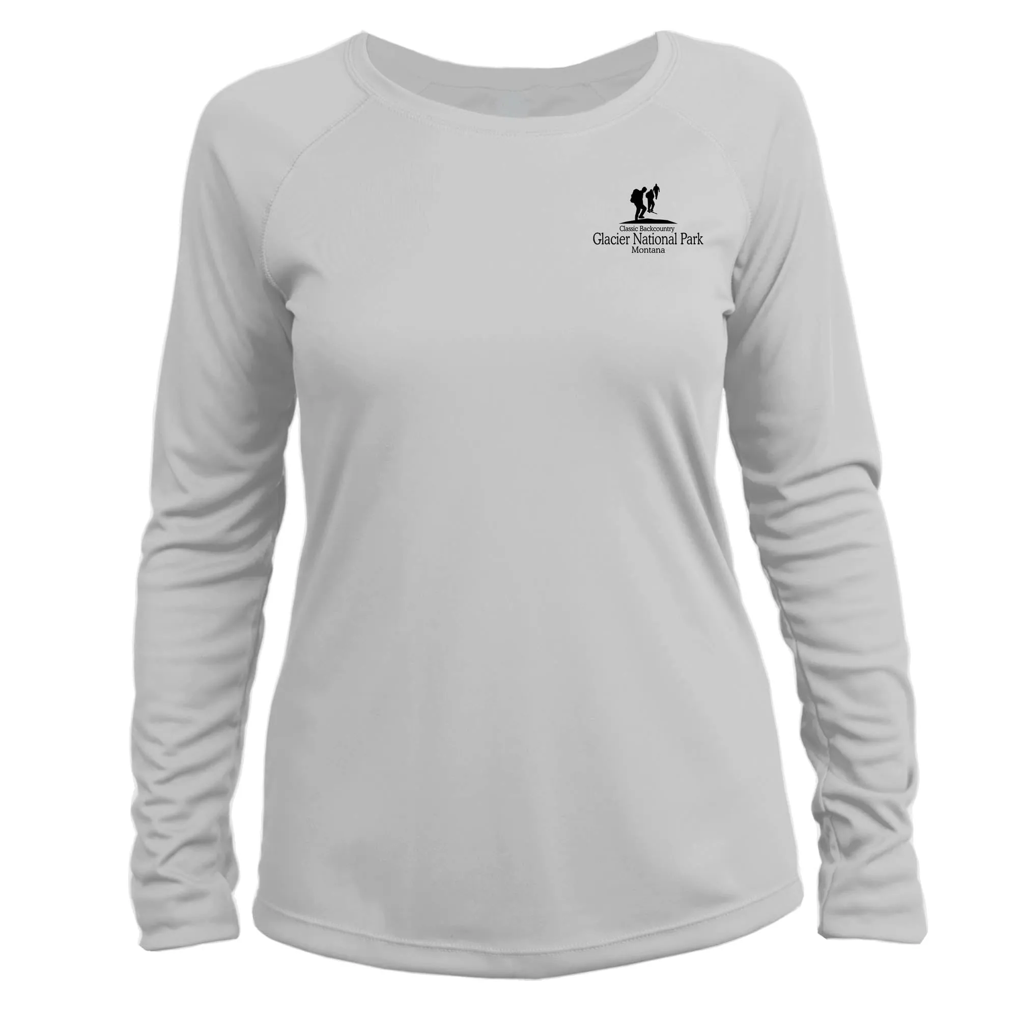 Glacier National Park Classic Backcountry Long Sleeve Microfiber Women's T-Shirt