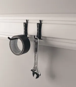 Gladiator GAWAJL8PPH J and L Hook, 5 lb, Steel, Granite, Powder-Coated :EA: QUANTITY: 1