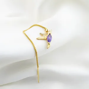 Gleaming Purple Hummingbird Earthread
