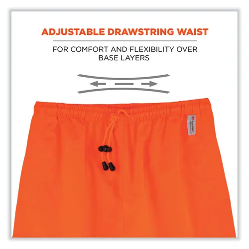 Glowear 8915 Class E Hi-vis Rain Pants, 2x-large, Orange, Ships In 1-3 Business Days