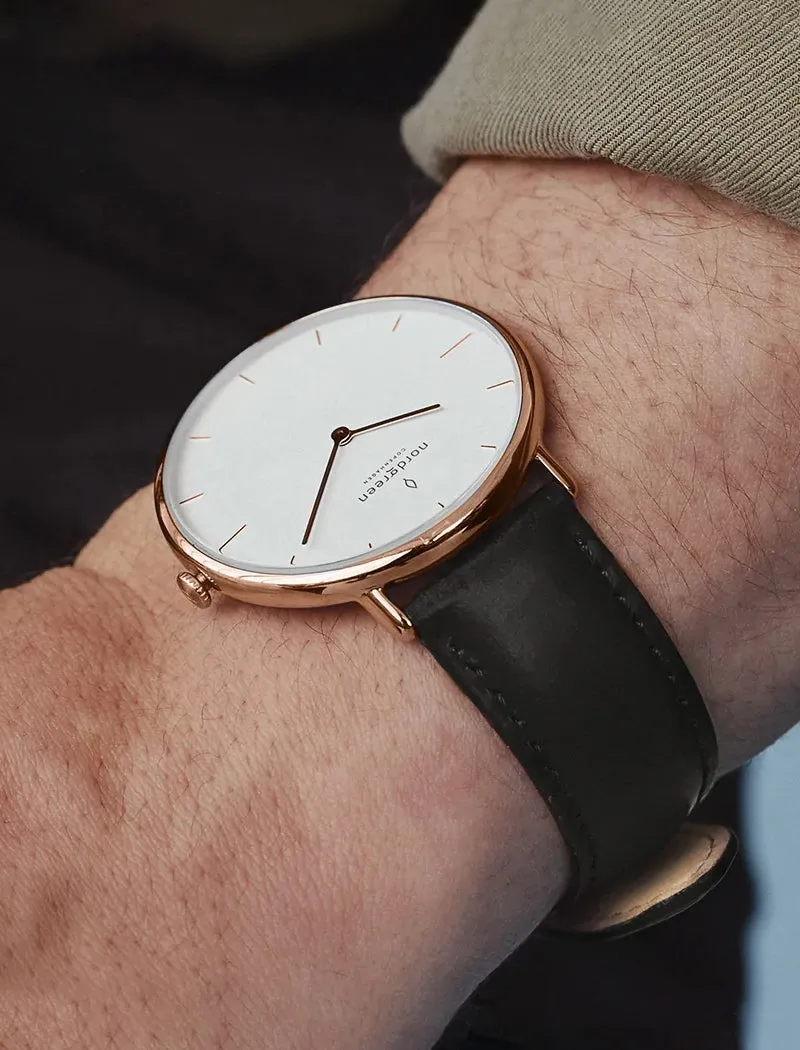 Gold dial watch