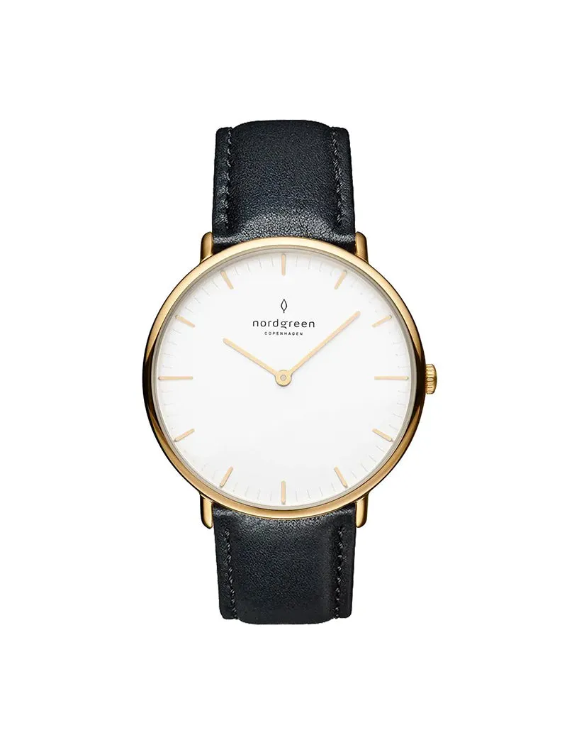 Gold dial watch