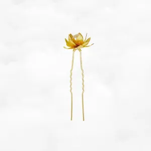 Gold Lotus Hair Pin
