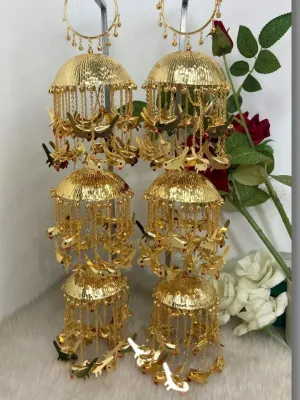 Gold Plated Bird Charm Traditional Kaleeras