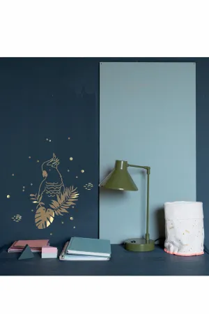 Golden Parrot Vinyl Sticker