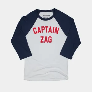 Gonzaga Captain Zag Vintage Baseball Tee