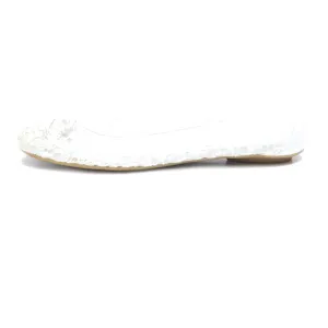 Graceland Ballerinas Leather White Colour For Women