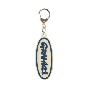 Gramicci Oval Keyring - Off White