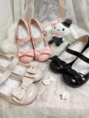 Grapefruit Lolita Bunny Muffin Low Heels High Heels Mary Jane Shoes
