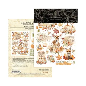 Graphic 45 Rub-On Transfers - Autumn Greetings