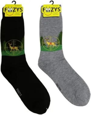 GRAY DEER HUNTER MENS SOCKS