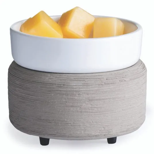 Gray Texture Wax Warmer