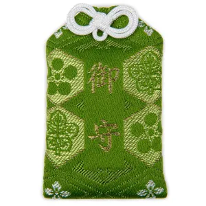 Green Kamon Japanese Omamori Lucky Charm