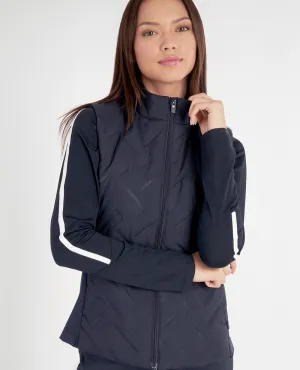GREEN LAMB Monique Hybrid Vest 054 Navy