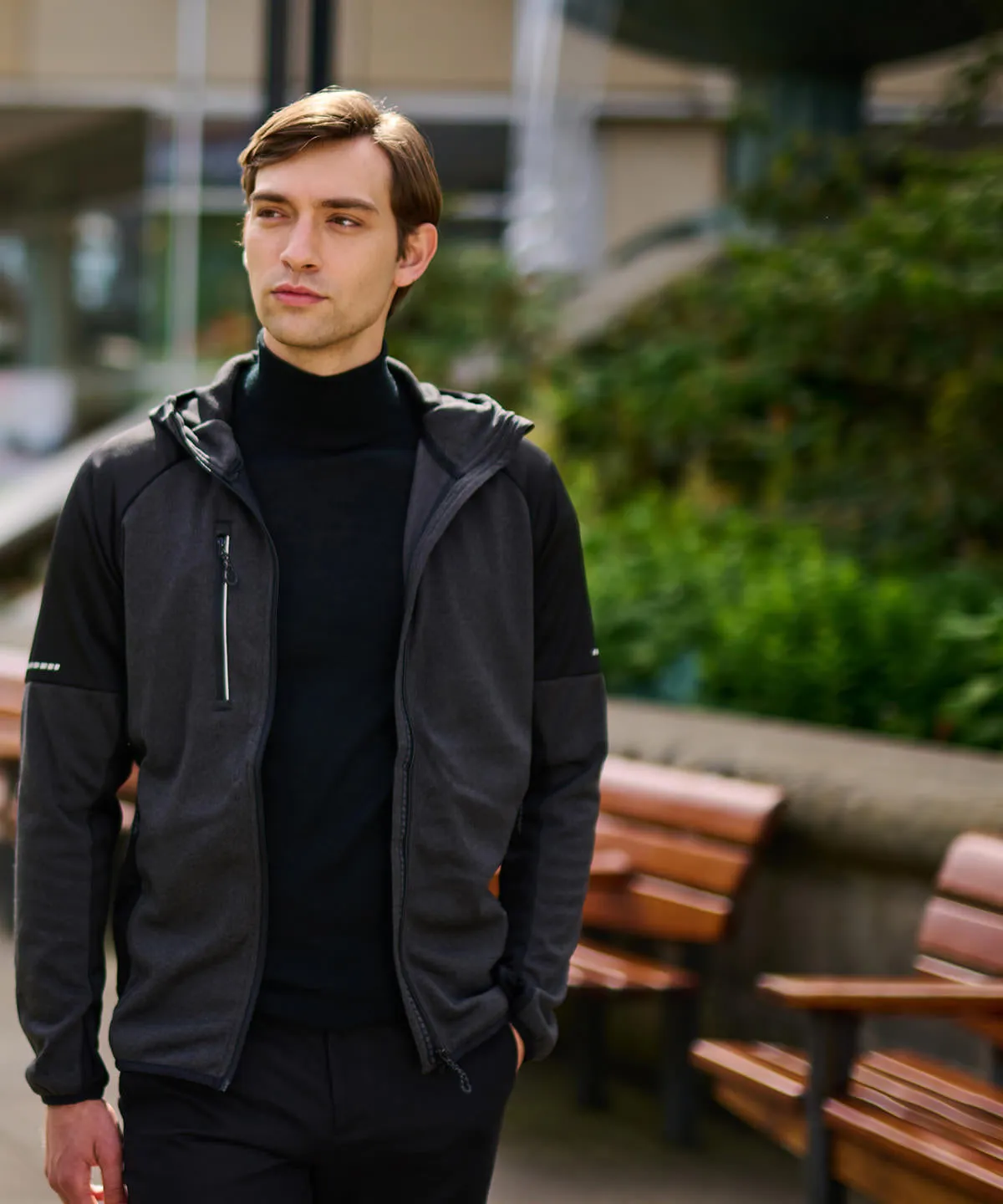 Grey Marl/Black - X-Pro Coldspring II hybrid jacket