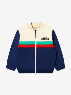 Gucci Unisex Technical Jersey Zip Up Top