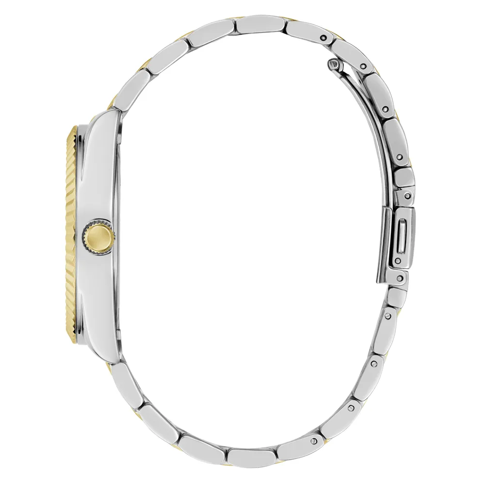 Guess Dress Luna Dress Two-Tone Day/Date Women's Watch GW0308L6