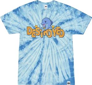 GUILTY GEAR - 'Destroyed May' T-Shirt - Blue Tie Dye