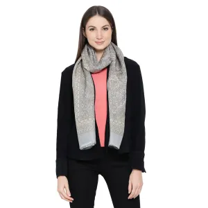 Gulshan Grey Wool Blend Stole