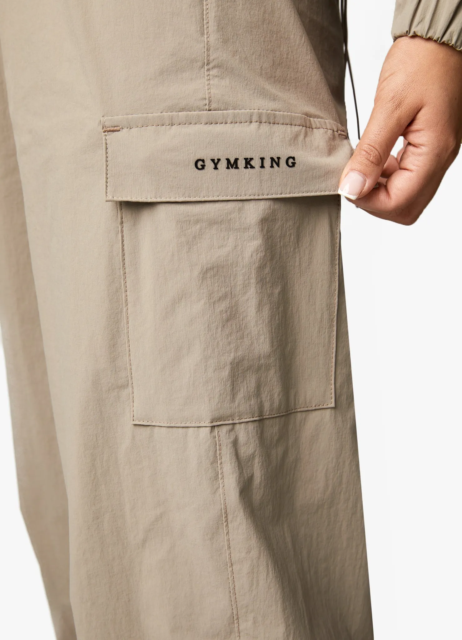 Gym King Utility Woven Cargo Pant - Mocha