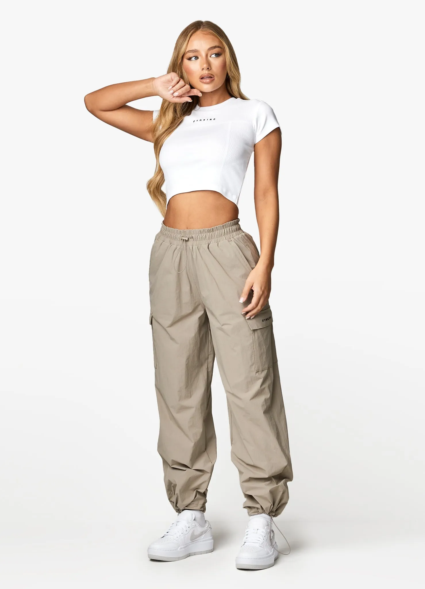 Gym King Utility Woven Cargo Pant - Mocha