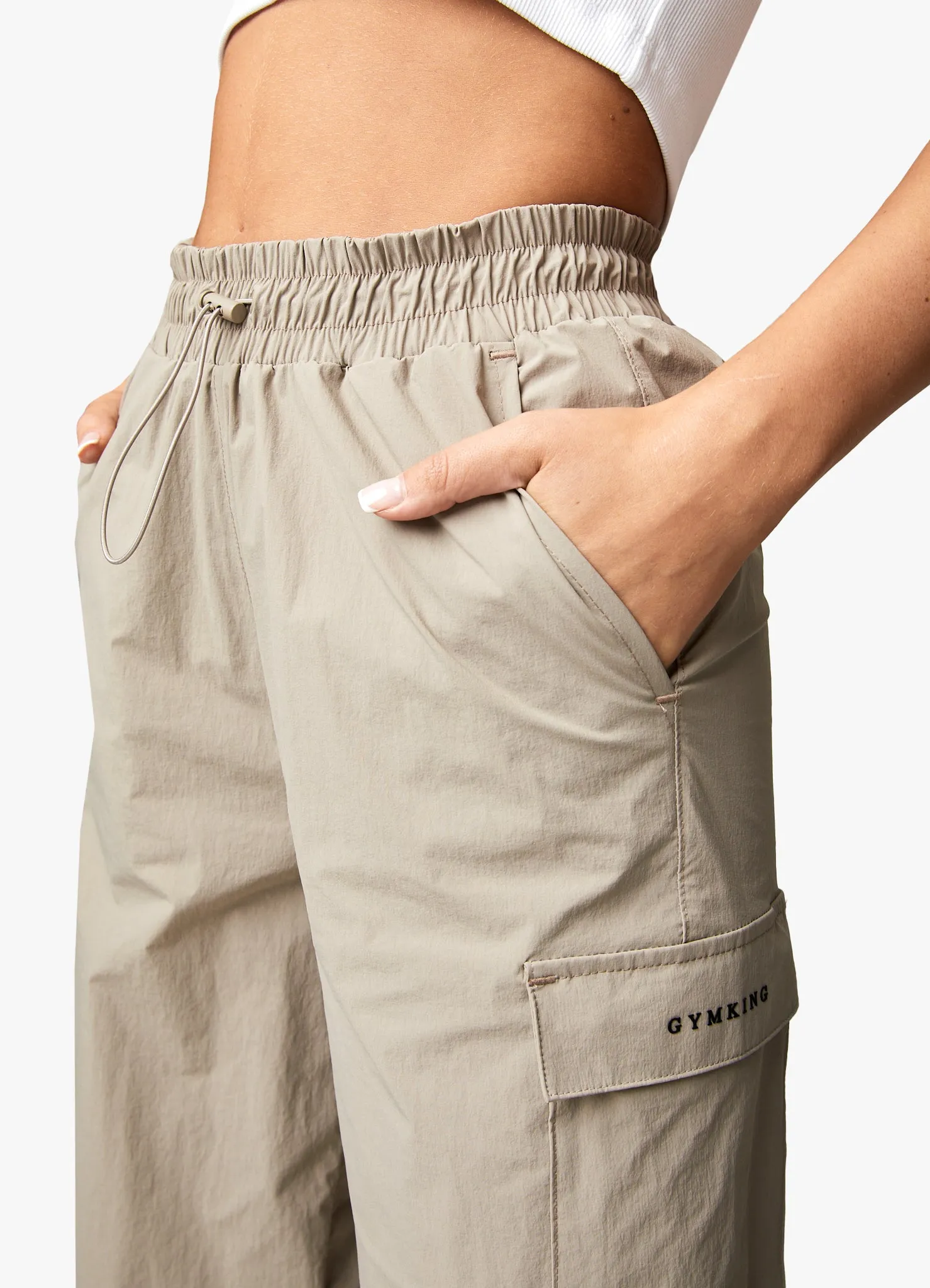 Gym King Utility Woven Cargo Pant - Mocha