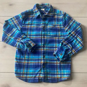 Gymboree Blue Fleece Button Down Shirt