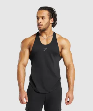 Gymshark Bold Stringer - Black/Onyx Grey
