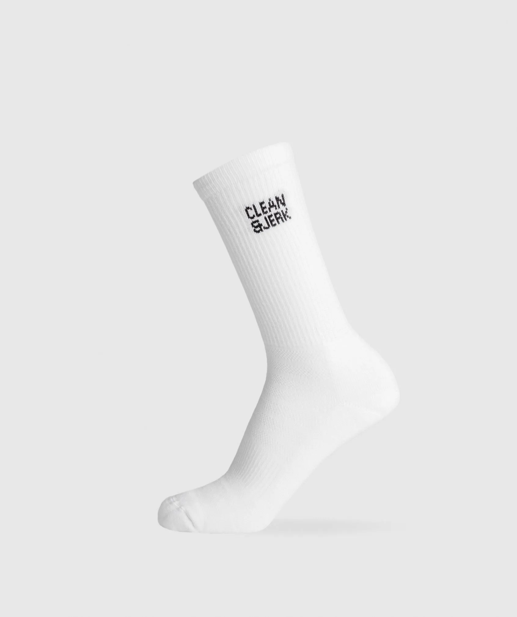 Gymshark Graphic Weightlifting Crew Single - White