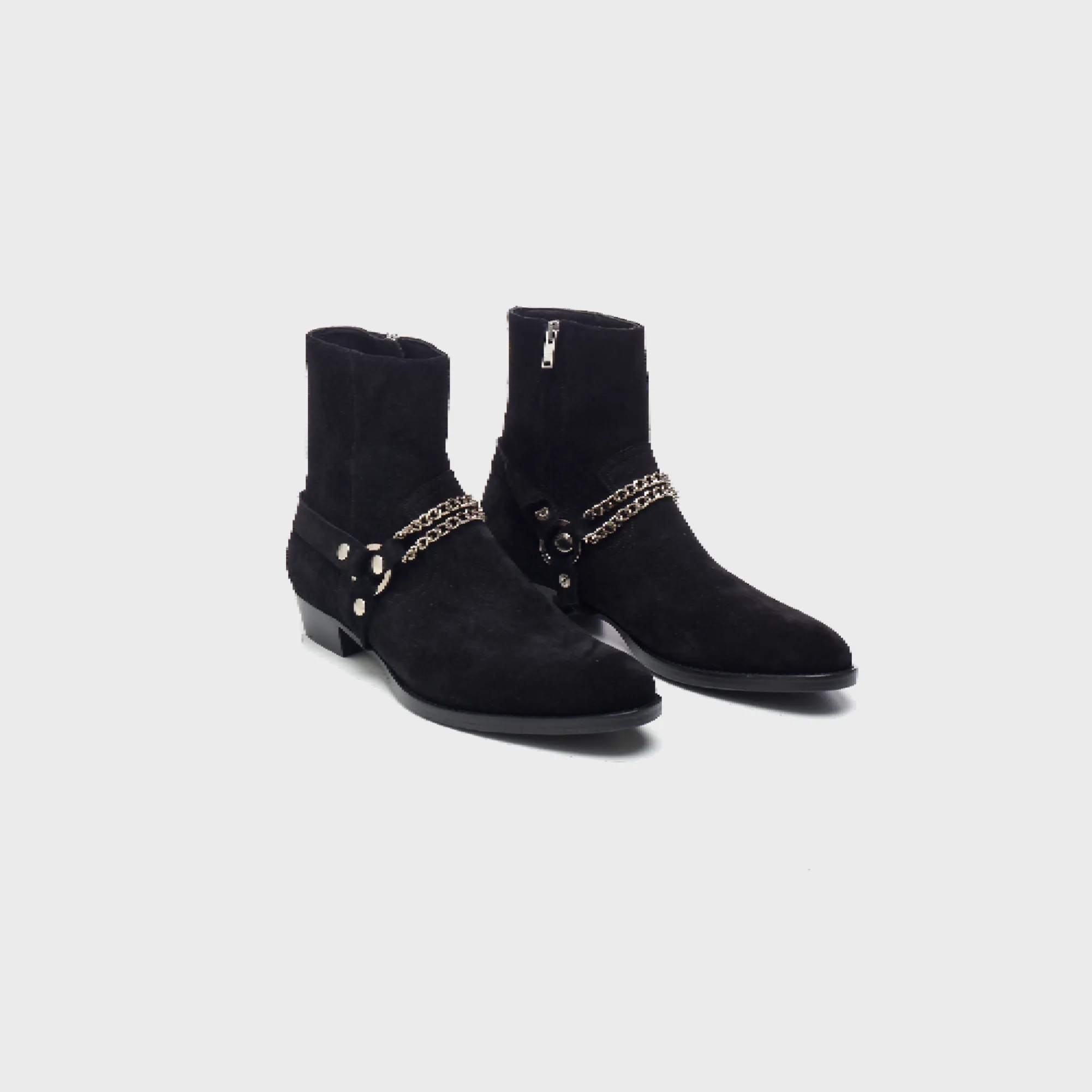 ЯH SUEDE BLACK BOOTS