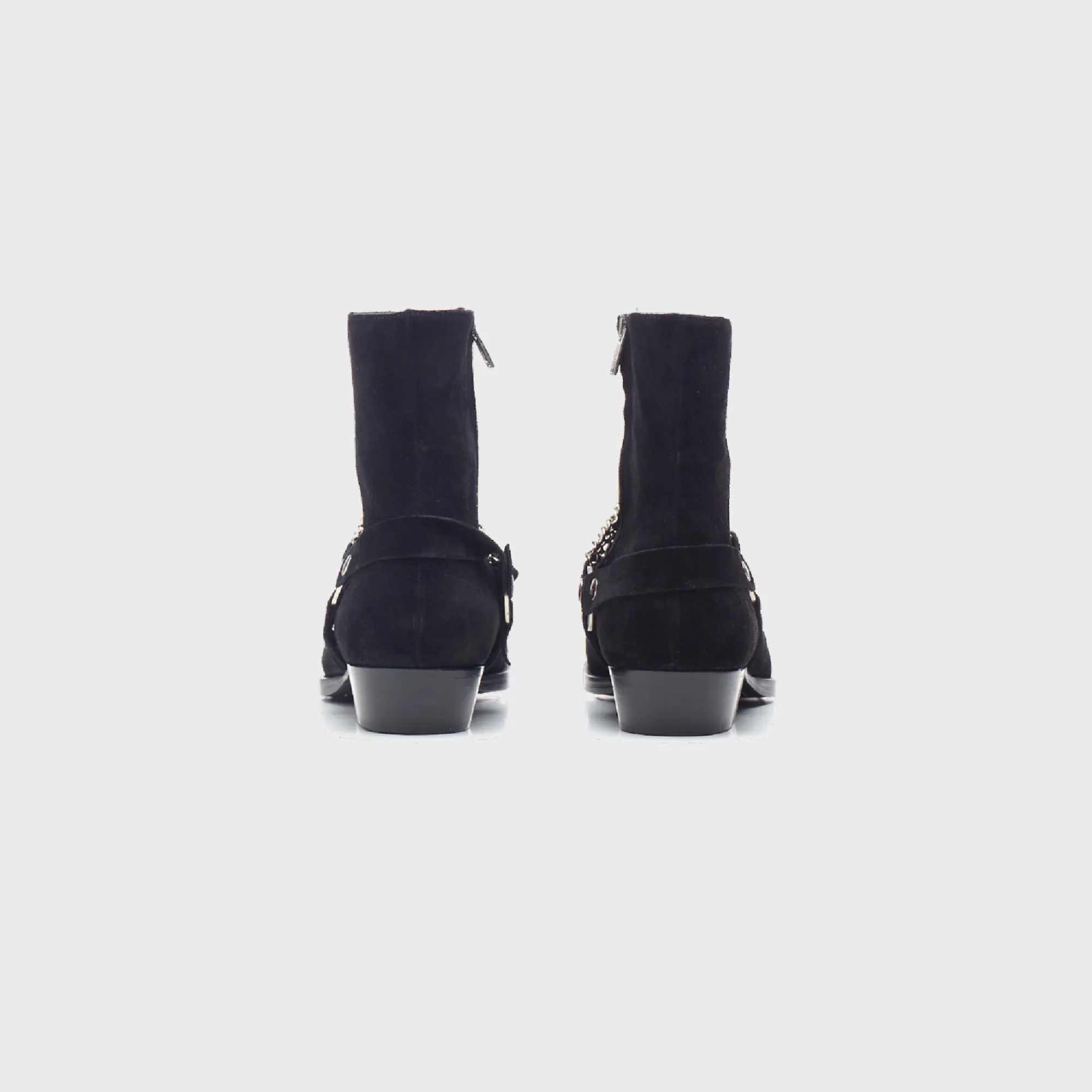 ЯH SUEDE BLACK BOOTS