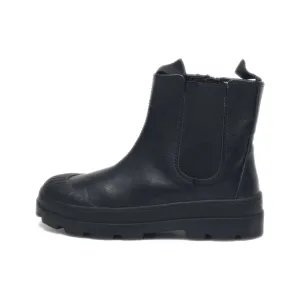 H&M Ankle Boots Leather Black Colour For Kids