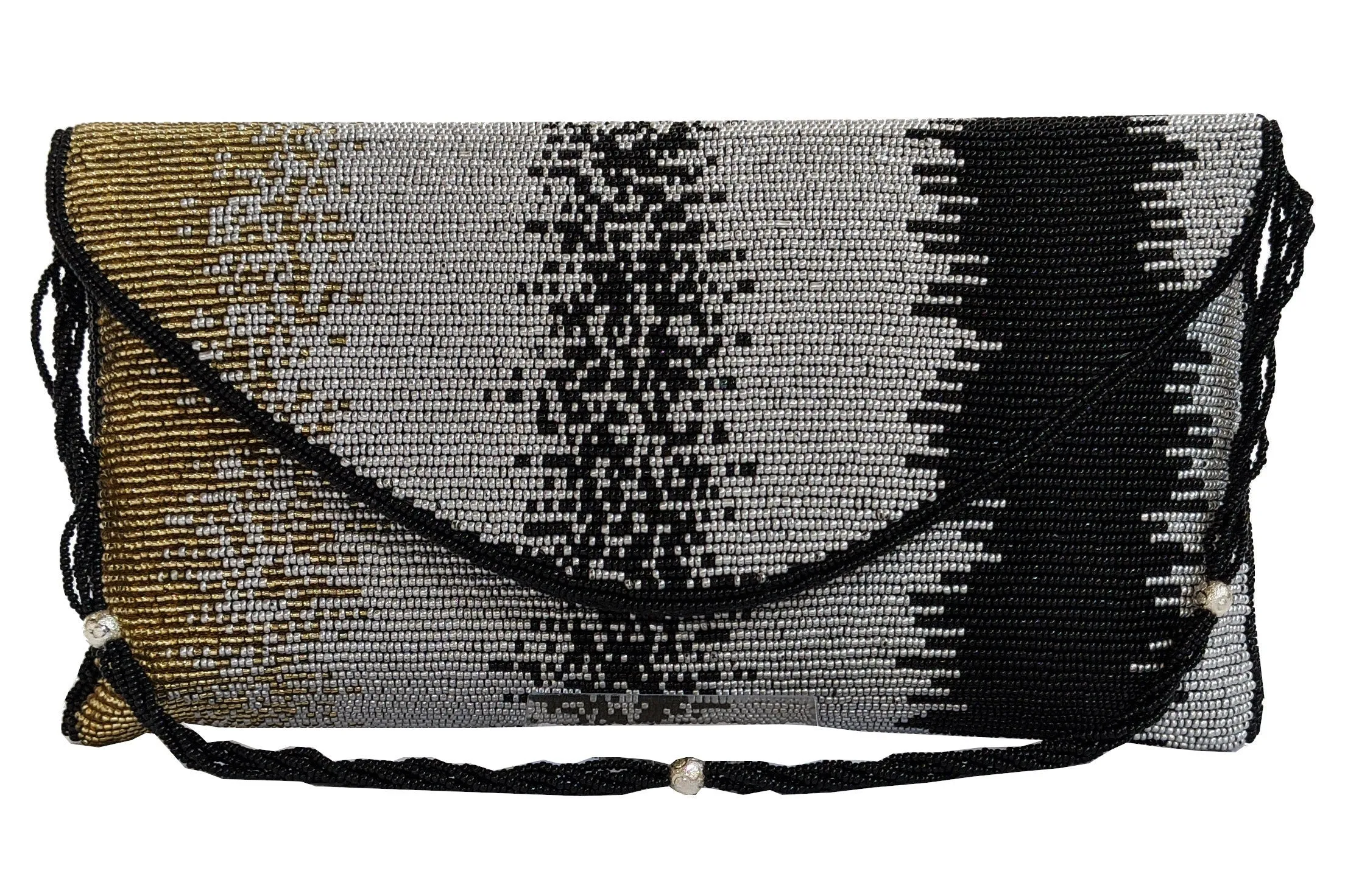 Hand Beaded Wrist-let Envelope Purse