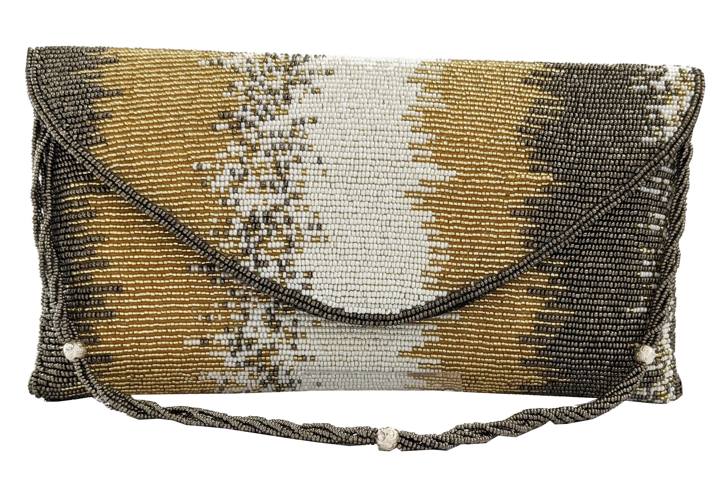 Hand Beaded Wrist-let Envelope Purse