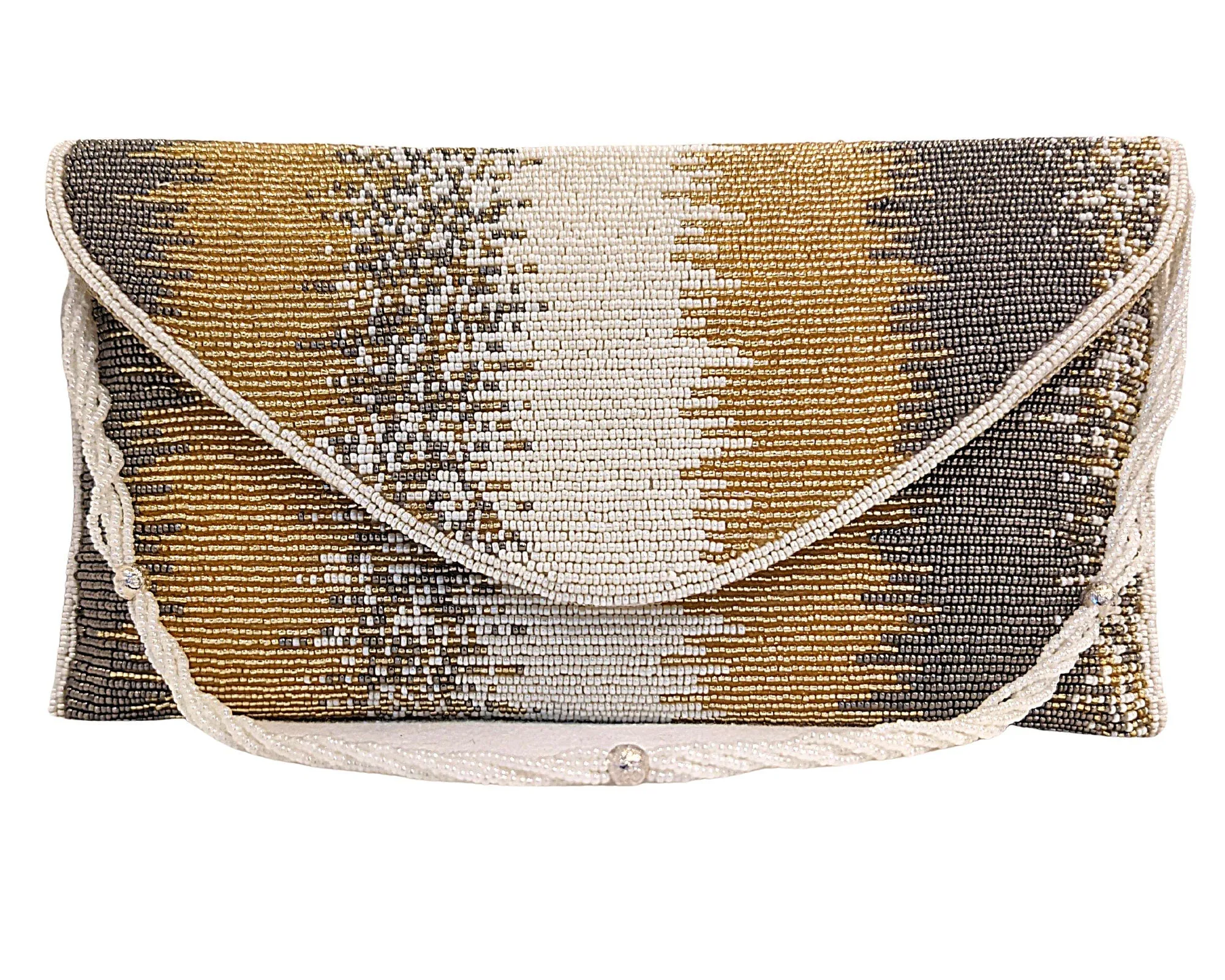 Hand Beaded Wrist-let Envelope Purse