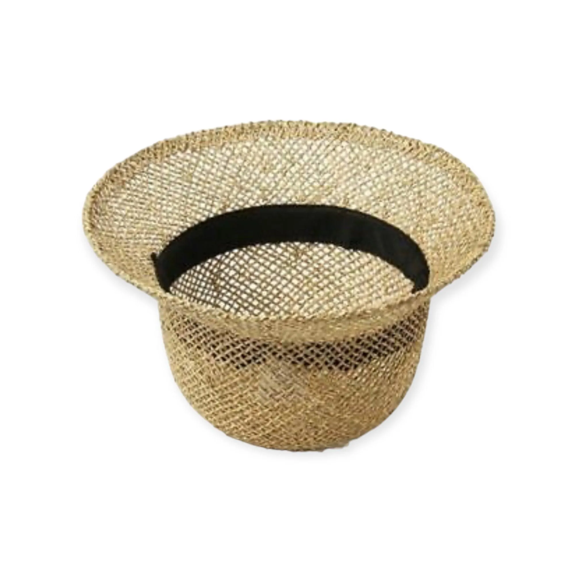 Hand-Woven Seagrass Summer Cloche Hat