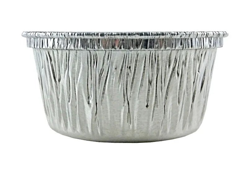 Handi-Foil 4 oz. Aluminum Foil Utility Cup w/Board Lid 125/PK