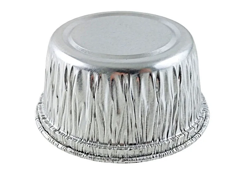 Handi-Foil 4 oz. Aluminum Foil Utility Cup w/Board Lid 125/PK