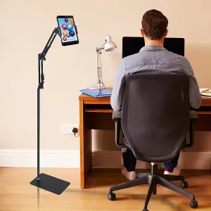 Hands-Free Adjustable Tablet & Phone Stand, 360° Rotation