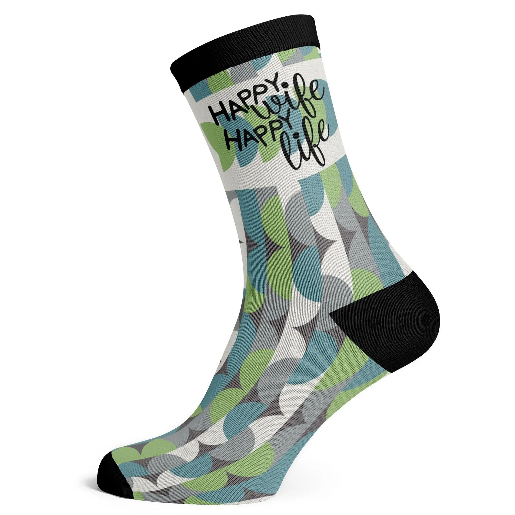 Happy Wife Happy Life Socks